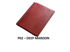 Ngói phẳng Thái Lan Deep Maroon (P02)