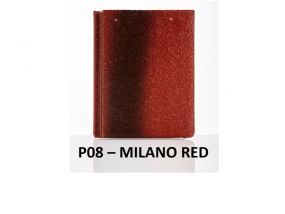 Ngói phẳng Thái Lan Milano Red (P08)