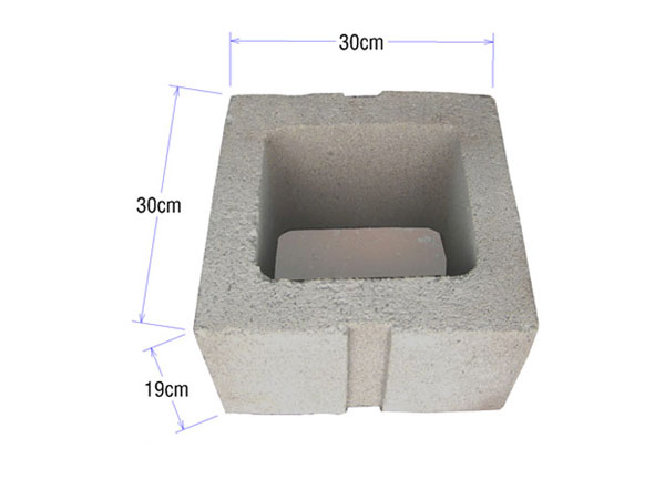 Gạch Block Xây Cột 30